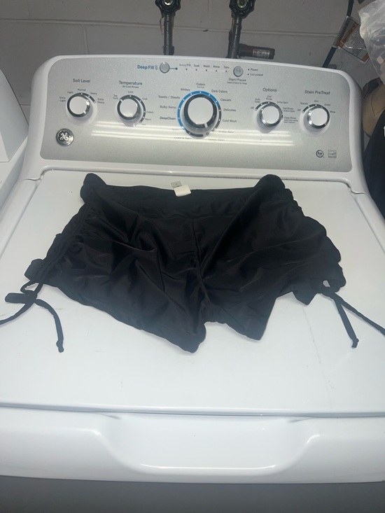 Pants - Black Women's Swim/Ruched Side Shorts